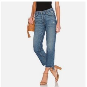 GRLFRND | Helena High Rise Straight Crop Jeans Size 23 100% Cotton EUC HOT!!!
